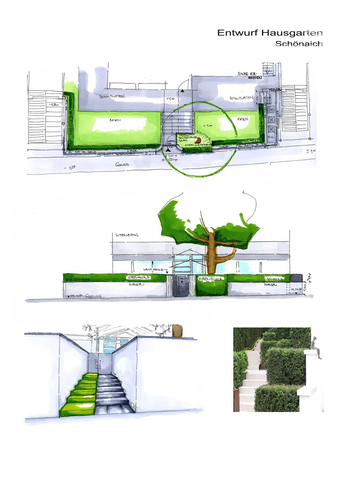Gartenplanung Zeichnung 06