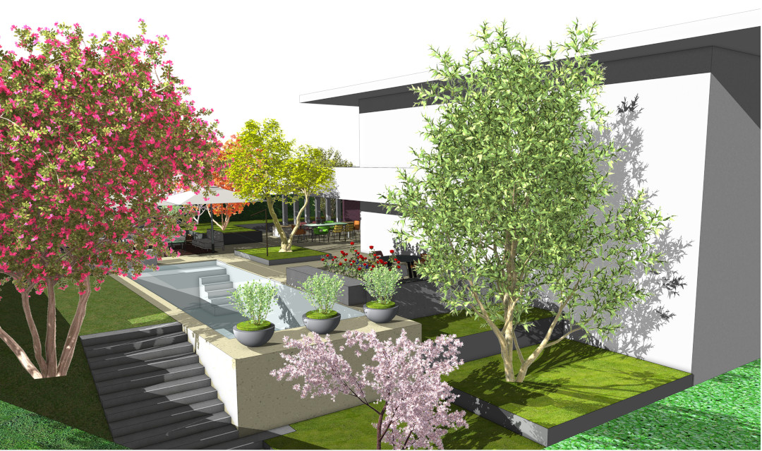 Gartenplanung Zeichnung 02