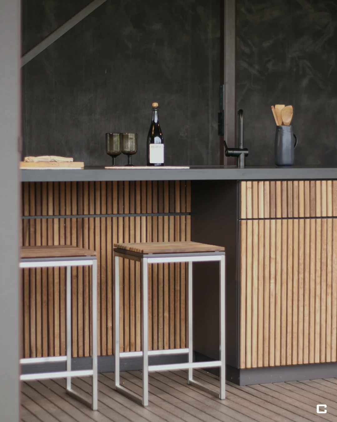 Cubic Outdoor Kitchen