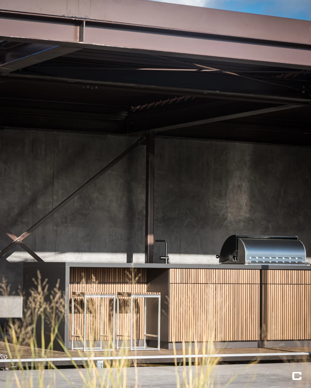 Cubic Outdoor Kitchen